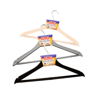 CINTRE MADEIRA 3 PIECES "ARIANE"